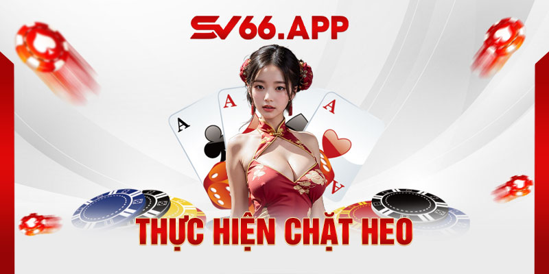 Thực hiện chặt heo