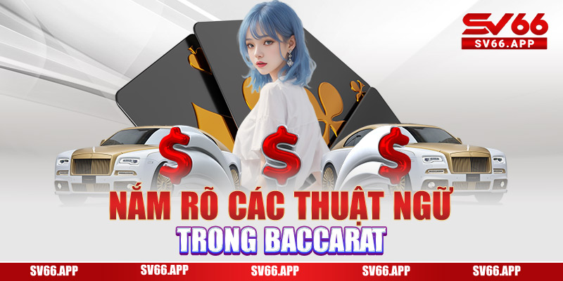 Nắm rõ các thuật ngữ trong Baccarat